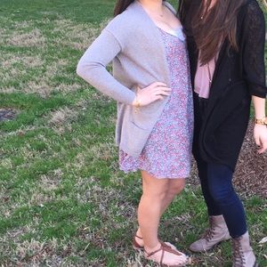 American Eagle floral dress (left)